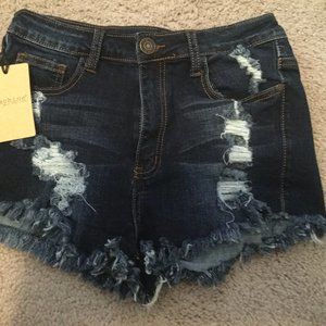 Machine Jean Shorts